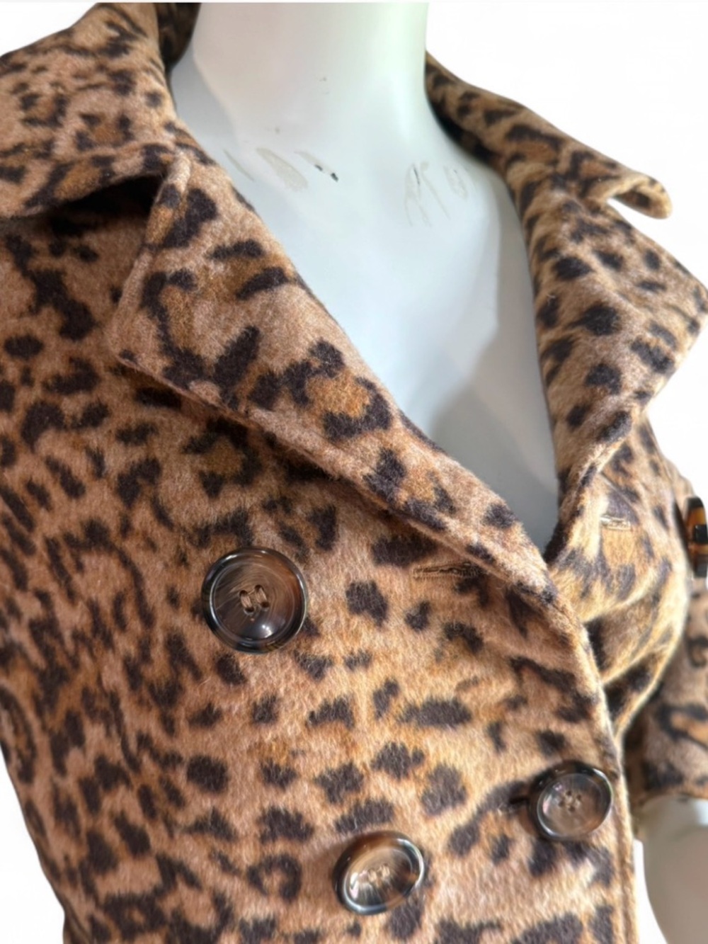 MeJane leopard print coat faux fur “Fran Fine vibes” - Picture 4 of 6